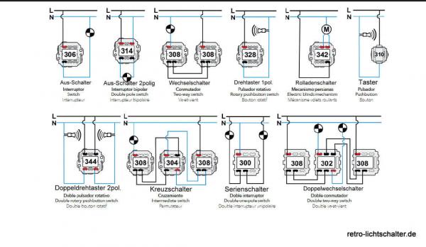 Schaltmechanismus Anschlussbild Schaltmechanismus Anschlussbild